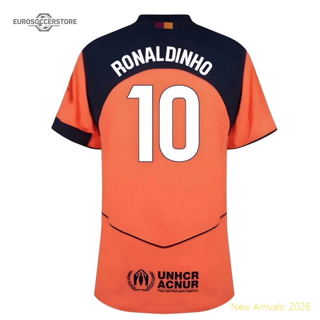 2025-2026 Barcelona Authentic Third Shirt (Ronaldinho 10)-Football Jersey Hub