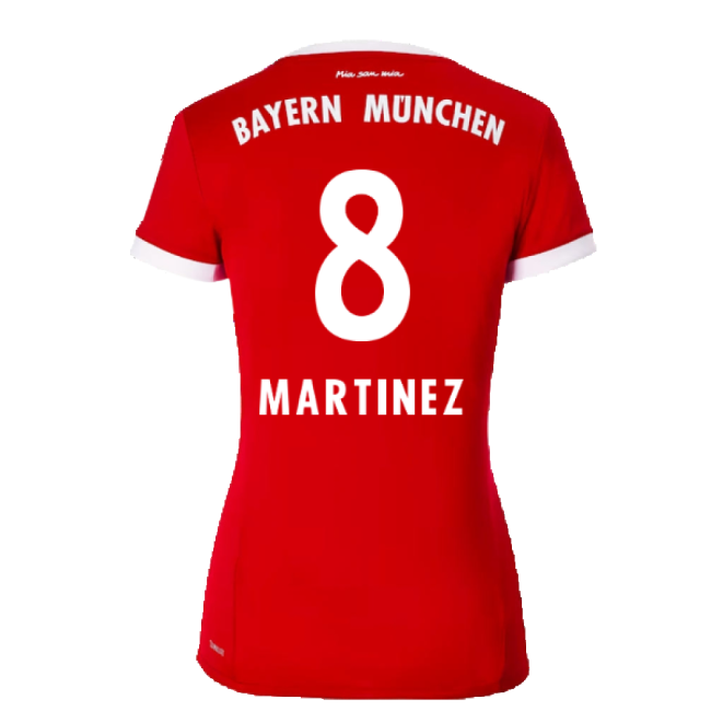 Bayern Munich 2017-18 Womens Home Shirt (XL) ((Excellent) XL) (Martinez 8)-Football Jersey Hub
