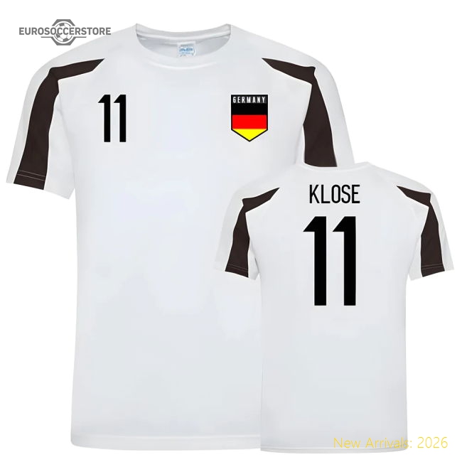 Germany Sports Training Jersey (Klose 11)-Football Jersey Hub