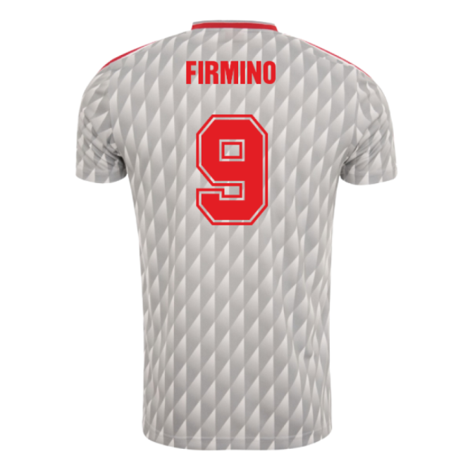 1989-1991 Liverpool Away Candy Retro Shirt (FIRMINO 9)-Football Jersey Hub