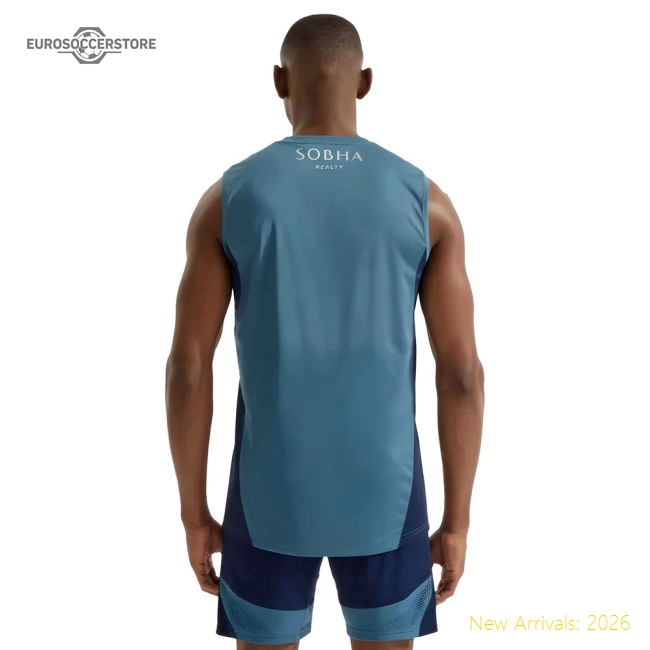 2025-2026 Arsenal Sleeveless Jersey (Blanch Blue)-Football Jersey Hub