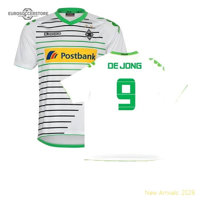 Borussia Monchengladbach 2013-14 Home Shirt ((Excellent) XXL) (De Jong 9)-Football Jersey Hub