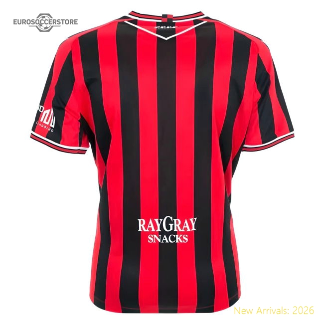 2025-2026 Walsall Home Shirt-Football Jersey Hub