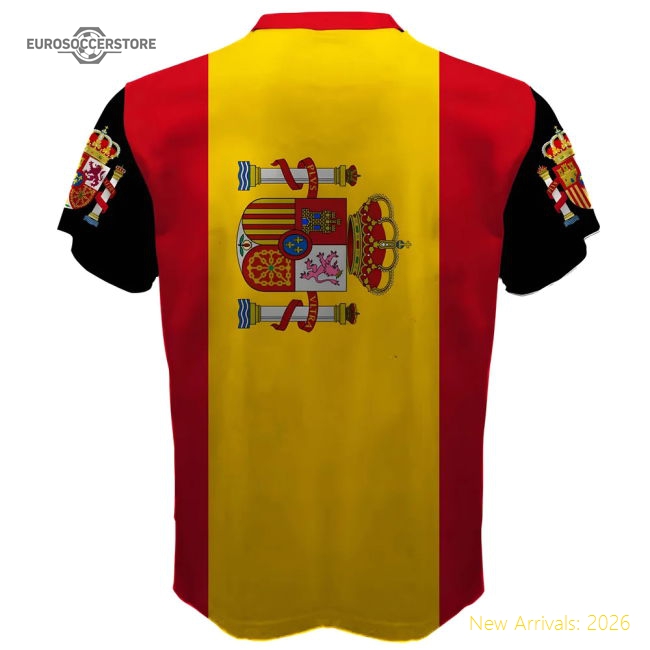 Spain Coat of Arms Sublimated Sports Jersey-Football Jersey Hub