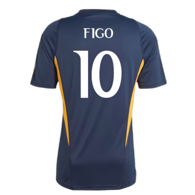 2023-2024 Real Madrid Training Shirt (Legend Ink) (Figo 10)-Football Jersey Hub