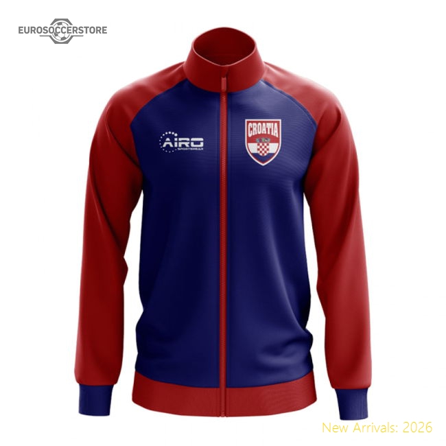 Croatia Concept Football Track Jacket (Navy)-Football Jersey Hub