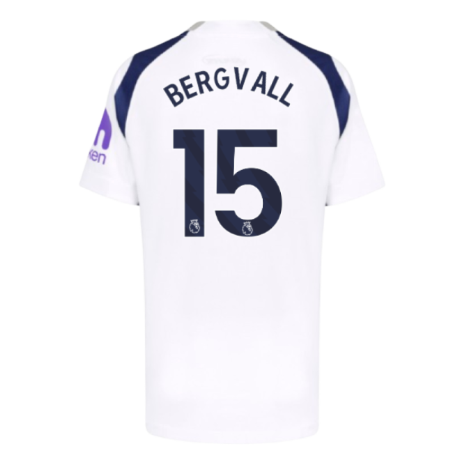 2025-2026 Tottenham Hotspur Home Shirt (Kids) (Bergvall 15)-Football Jersey Hub