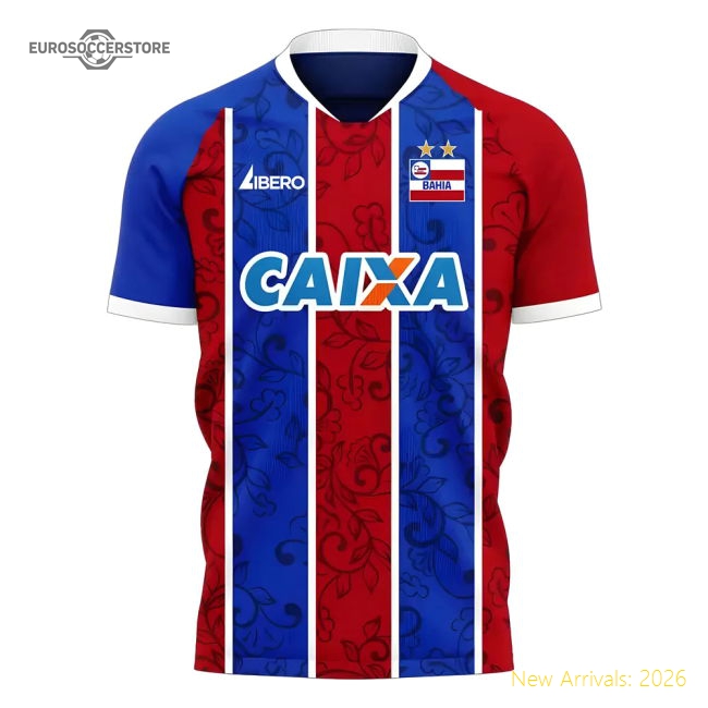 Bahia 2025-2026 Home Concept Football Kit (Libero)-Football Jersey Hub