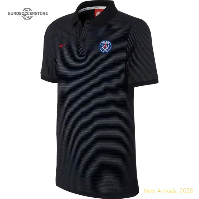 2016-2017 PSG Nike Authentic League Polo Shirt (Navy) - Kids-Football Jersey Hub