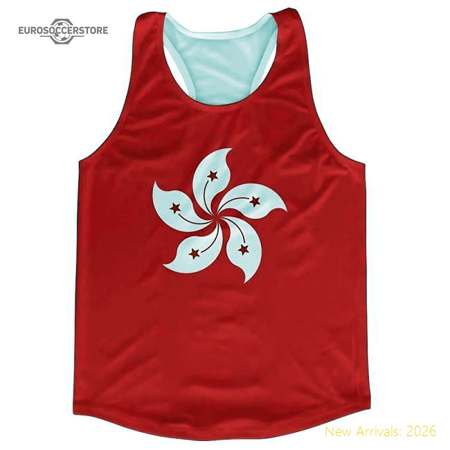 Hong Kong Flag Running Vest-Football Jersey Hub