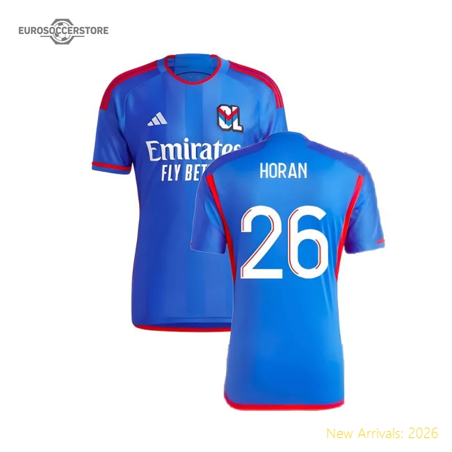 2023-2024 Olympique Lyon Away Shirt (Horan 26)-Football Jersey Hub