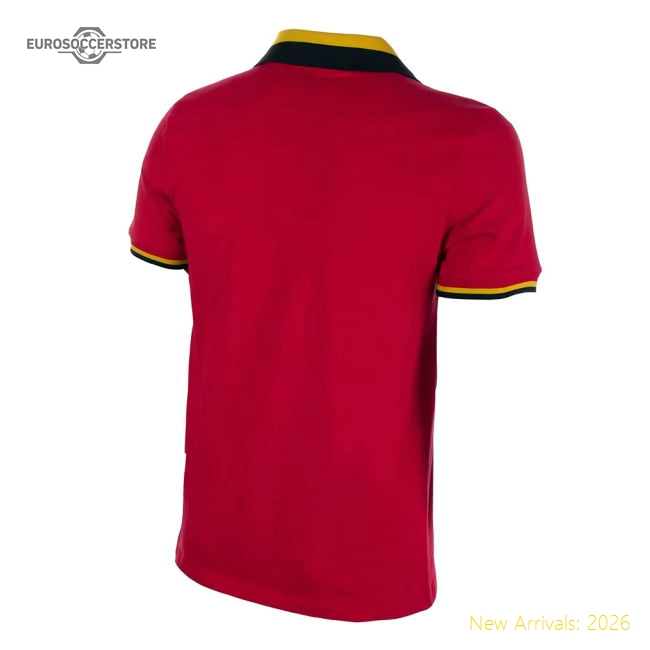 Belgium 1960's Short Sleeve Retro Football Shirt-Football Jersey Hub
