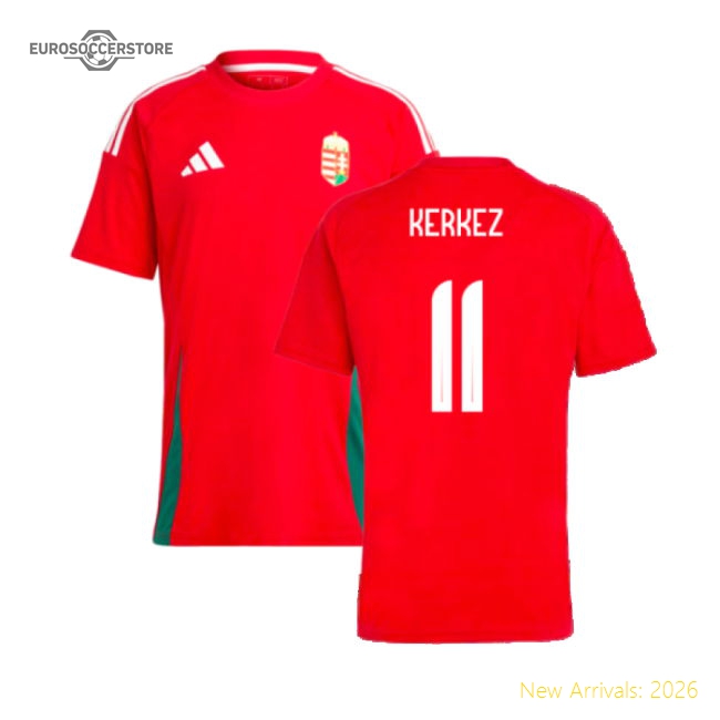 2024-2025 Hungary Home FAN Shirt (KERKEZ 11)-Football Jersey Hub