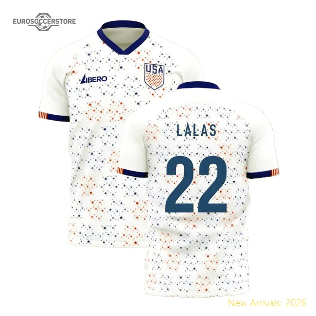 United States 2025-2026 Home Concept Football Kit (Libero) (LALAS 22)-Football Jersey Hub