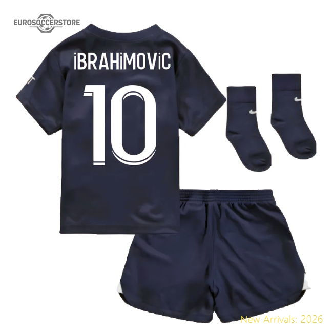 2022-2023 PSG Infants Home Kit (IBRAHIMOVIC 10)-Football Jersey Hub