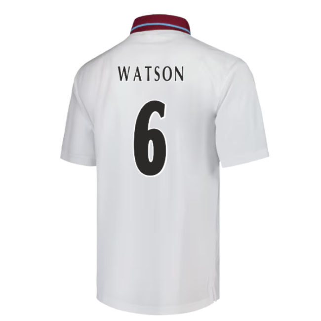Aston Villa 2000 Away Retro Shirt (Watson 6)-Football Jersey Hub