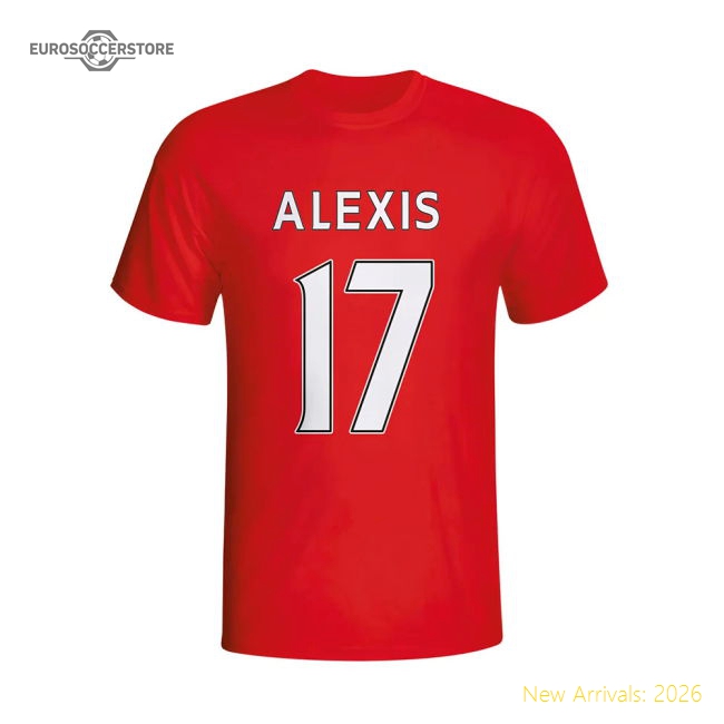 Alexis Sanchez Arsenal Hero T-shirt (red)-Football Jersey Hub