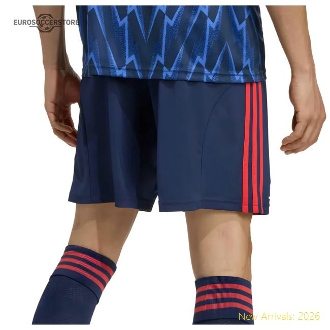 2025-2026 Arsenal Away Shorts (Night Indigo)-Football Jersey Hub