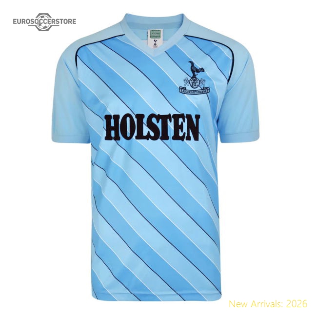 Score Draw Tottenham Hotspur 1986 Away Retro Football Shirt-Football Jersey Hub