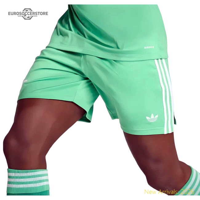 2025-2026 Arsenal Third Goalkeeper Shorts (Green)-Football Jersey Hub