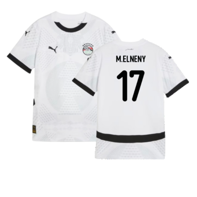 2024-2025 Egypt Away Shirt (Kids) (M.Elneny 17)-Football Jersey Hub