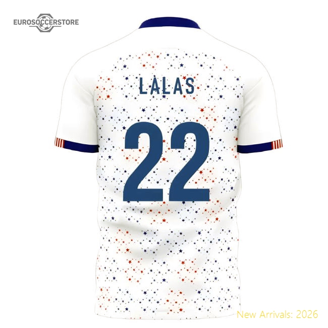 United States 2025-2026 Home Concept Football Kit (Libero) (LALAS 22)-Football Jersey Hub