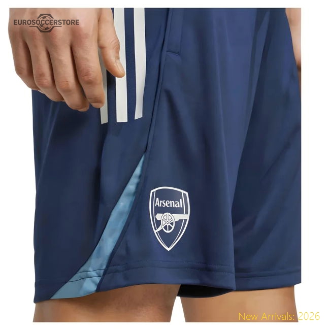 2025-2026 Arsenal Training Shorts (Night Indigo)-Football Jersey Hub