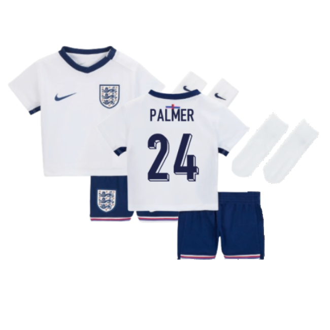 2024-2025 England Home Baby Kit (Palmer 24)-Football Jersey Hub
