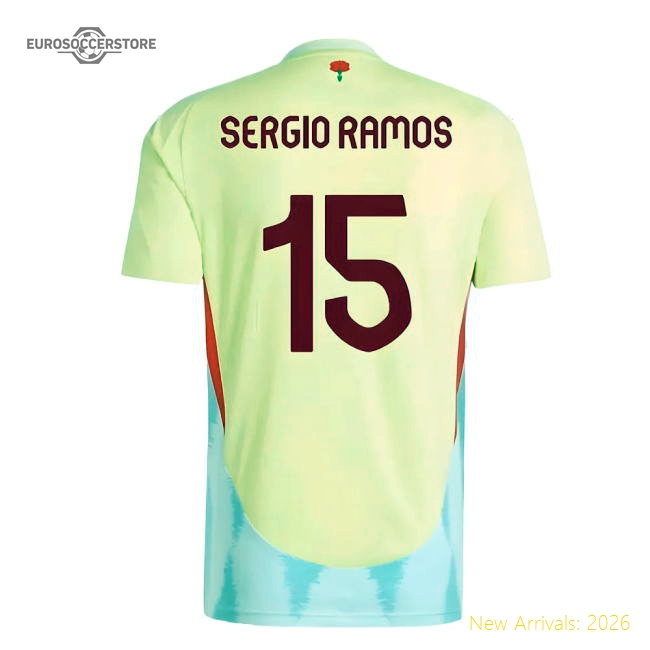 2024-2025 Spain Away Shirt (Sergio Ramos 15)-Football Jersey Hub