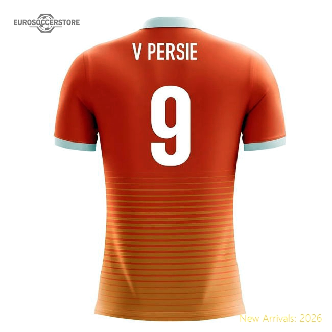 2025-2026 Holland Airo Concept Home Shirt (V. Persie 9) - Kids-Football Jersey Hub