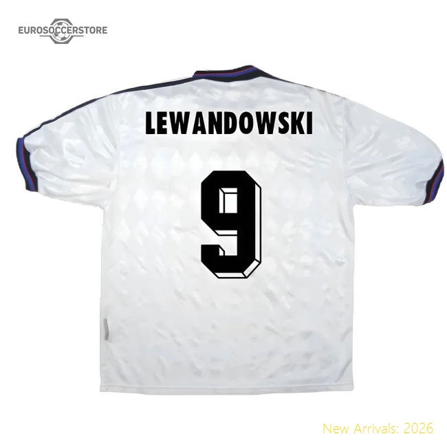 Bayern Munich 1996-98 Away Shirt ((Very Good) S) (Lewandowski 9)-Football Jersey Hub