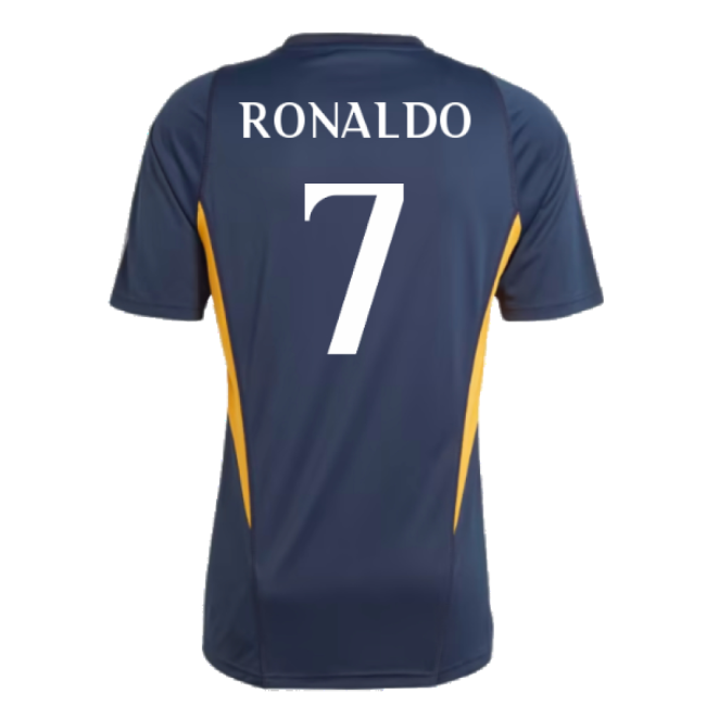 2023-2024 Real Madrid Training Shirt (Legend Ink) (Ronaldo 7)-Football Jersey Hub