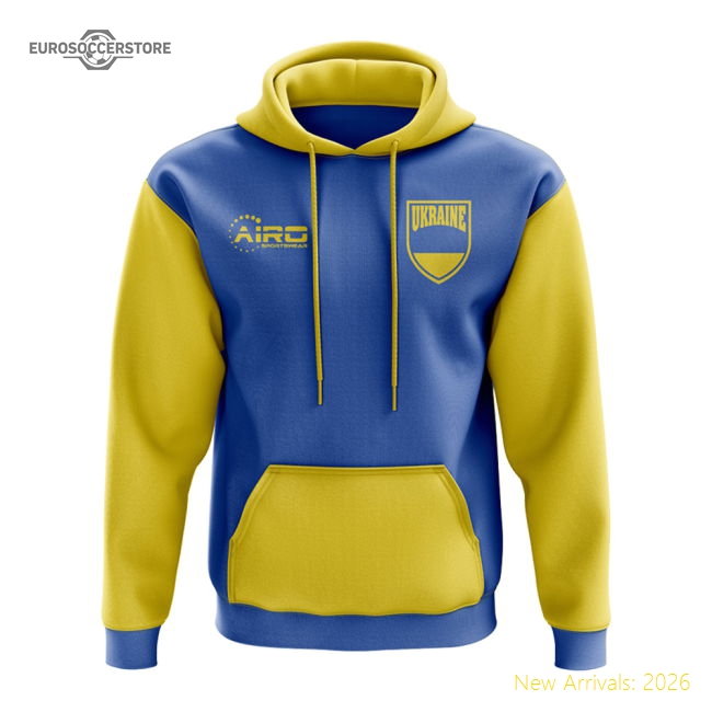 Ukraine Concept Country Football Hoody (Blue)-Football Jersey Hub