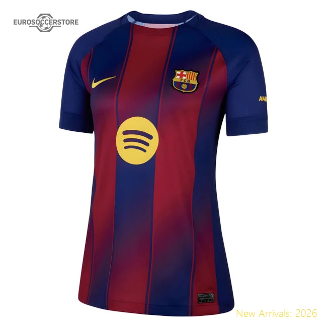 2025-2026 Barcelona Home Shirt (Womens)-Football Jersey Hub