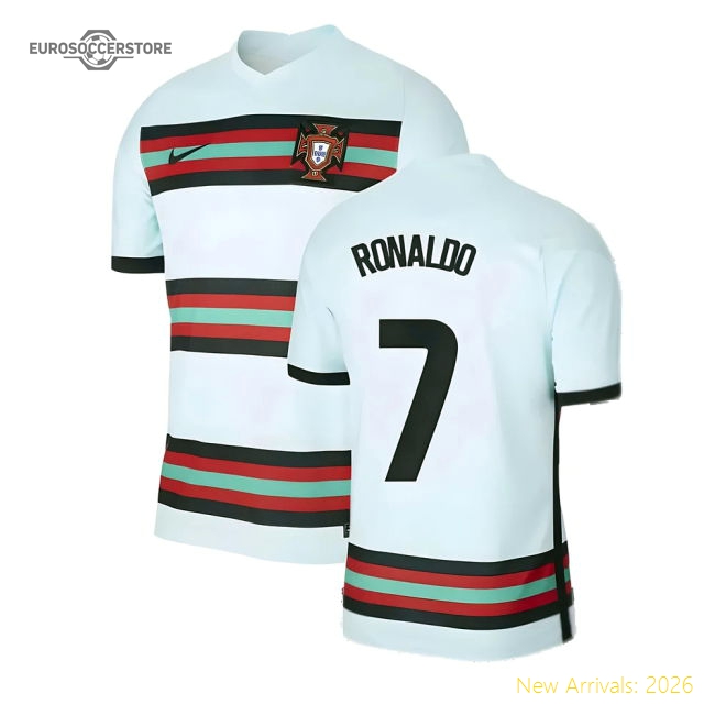 2020-2021 Portugal Away Nike Football Shirt (RONALDO 7)-Football Jersey Hub