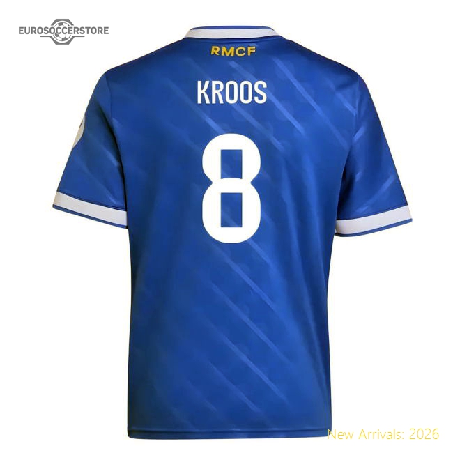 2025-2026 Real Madrid Third Shirt (Kids) (Kroos 8)-Football Jersey Hub
