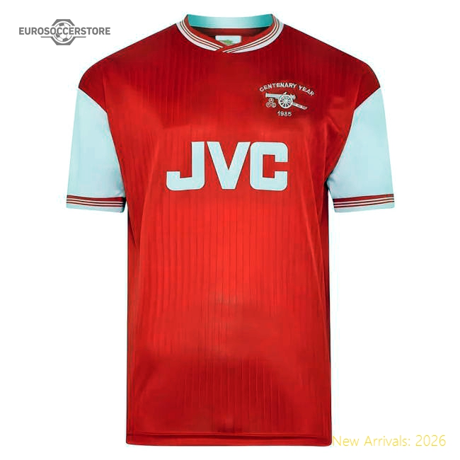 Score Draw Arsenal 1985 Centenary Retro Football Shirt-Football Jersey Hub