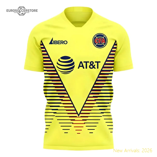 Club America 2025-2026 Home Concept Kit (Libero) - Womens-Football Jersey Hub