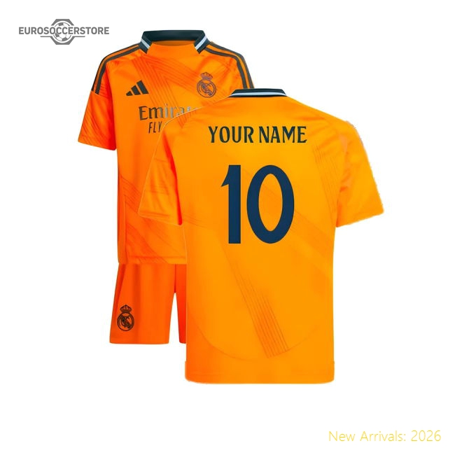 2024-2025 Real Madrid Away Mini Kit (Your Name)-Football Jersey Hub