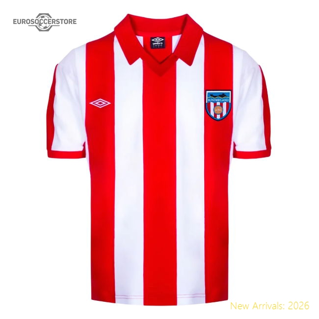 Sunderland 1978 Umbro Retro Football Shirt (Your Name)-Football Jersey Hub