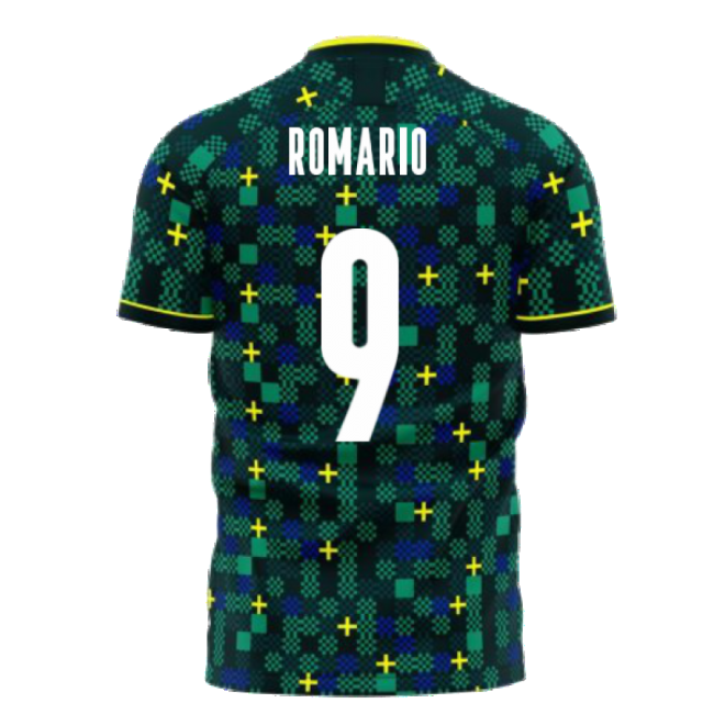 Brazil 2025-2026 Third Concept Football Kit (Libero) (ROMARIO 9)-Football Jersey Hub