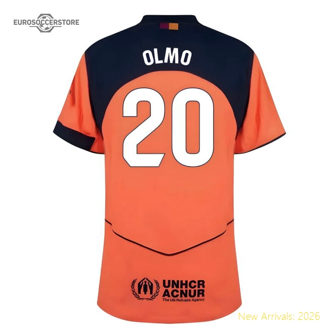 2025-2026 Barcelona Authentic Third Shirt (Olmo 20)-Football Jersey Hub