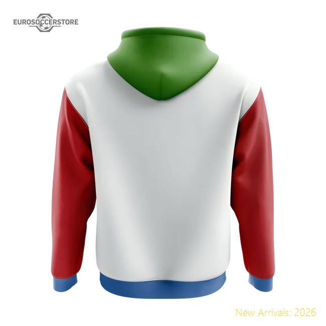 Eritrea Concept Country Football Hoody (White)-Football Jersey Hub