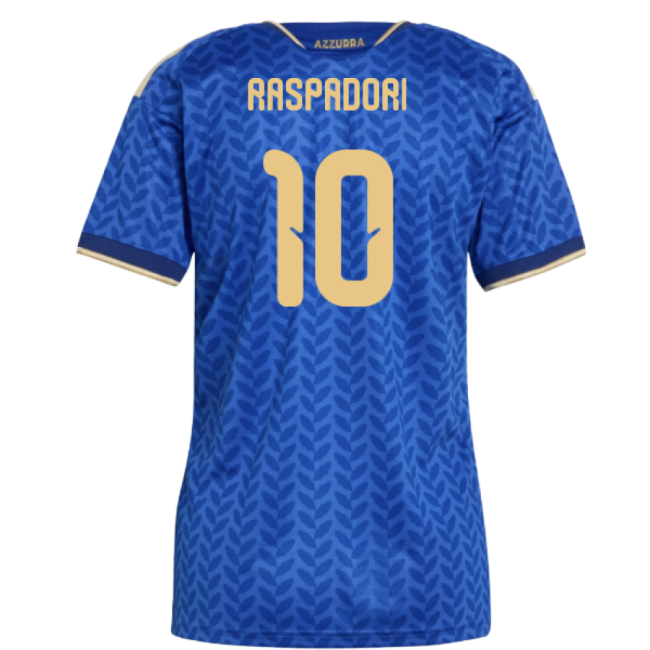 2026-2027 Italy Home Shirt (Womens) (Raspadori 10)-Football Jersey Hub