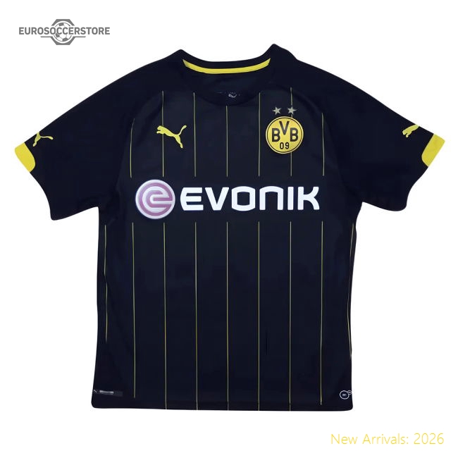 Borussia Dortmund 2014-16 Away Shirt ((Excellent) S)-Football Jersey Hub