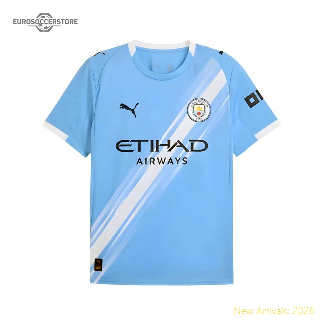 2025-2026 Man City Home Shirt-Football Jersey Hub