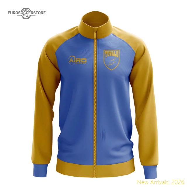 Tuvalu Concept Football Track Jacket (Sky)-Football Jersey Hub