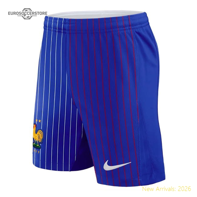 2024-2025 France Away Shorts (Blue)-Football Jersey Hub