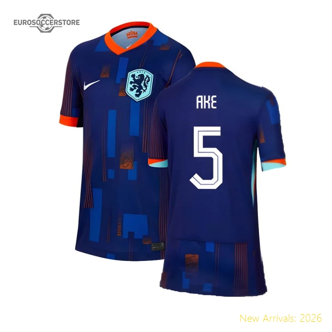 2024-2025 Netherlands Away Shirt (Kids) (Ake 5)-Football Jersey Hub