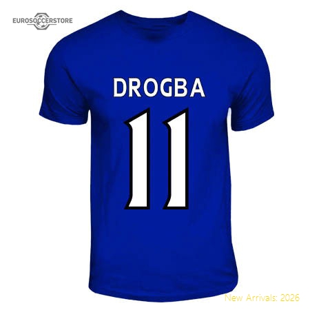 Didier Drogba Chelsea Hero T-shirt (royal Blue)-Football Jersey Hub
